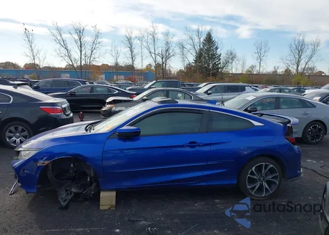 2019 Honda Civic Si из США, поврежденный, VIN 2HGFC3A50KH752844